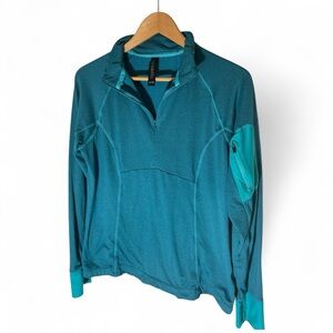 Z8- Mondetta women’s XL Teal Quarter-Zip Pullover